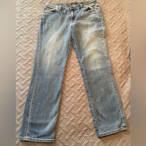 Lucky Brand Jeans Sz 10 Womens Blue Stretch Pants Mid Rise Ladies Sweet Straight